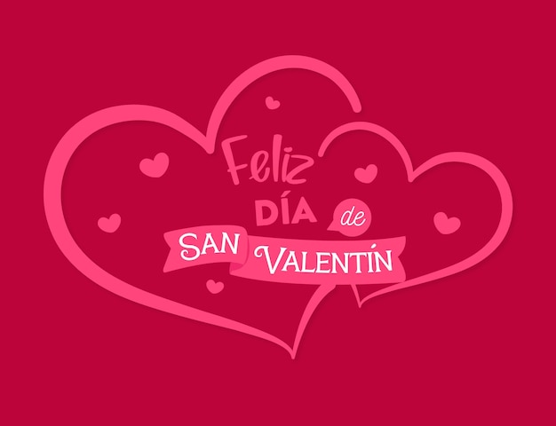 Vector el fondo del día de san valentín con el vector de los corazones.