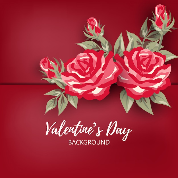 Vector fondo del día de san valentín.