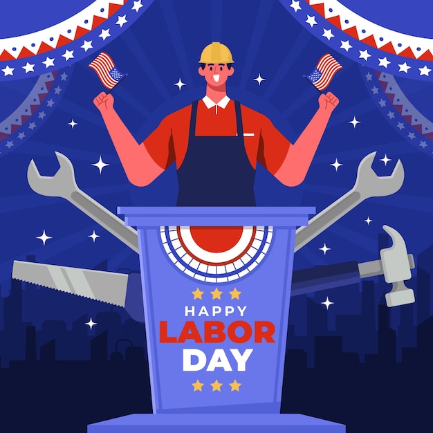 Fondo del día del trabajo
