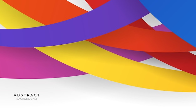 Fondo con diferentes formas coloridas