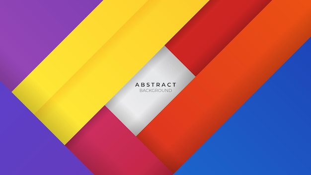 Fondo con diferentes formas coloridas