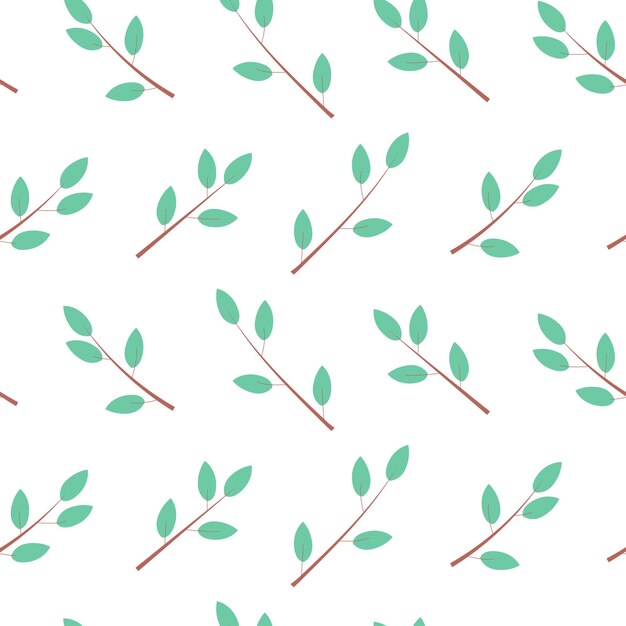 Fondo con diferentes plantas jóvenes Brotes de árboles