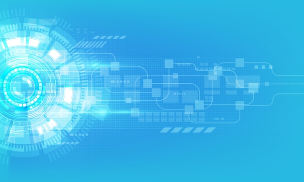 Fondo digital abstracto de innovación tecnológica de alta tecnología