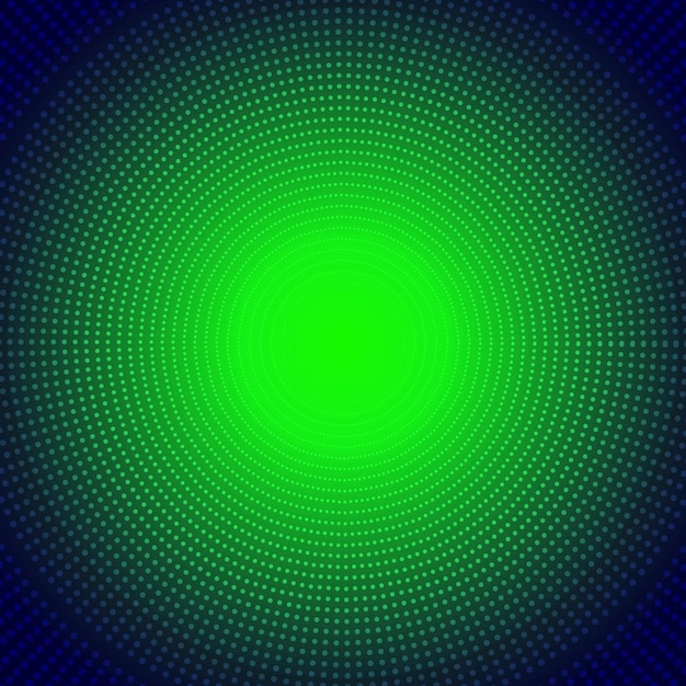 Fondo digital futurista Ilustración de papel de pared patrón círculo puntos