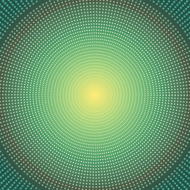 Fondo digital futurista Ilustración de papel de pared patrón círculo puntos