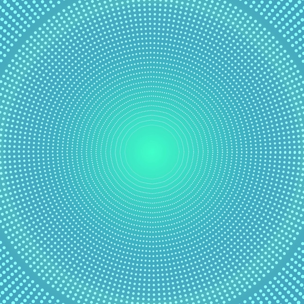 Fondo digital futurista Ilustración de papel de pared patrón círculo puntos
