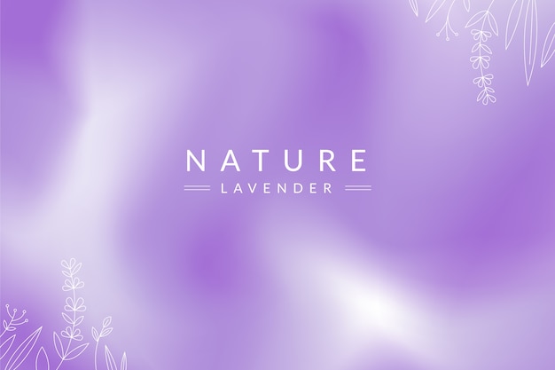 Fondo digital de lavanda con gradiente