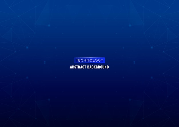 Fondo digital y tecnológico azul vectorial libre