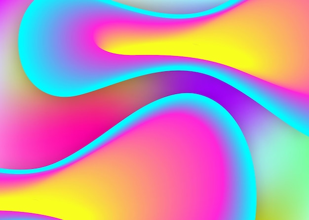 Fondo dinámico de fluidos con formas y elementos líquidos