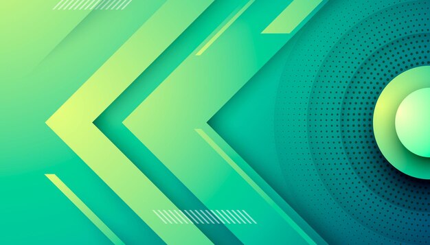 Fondo dinámico de forma de flecha abstracta con decoración de medios tonos