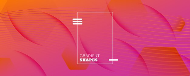 Fondo dinámico con formas geométricas abstractas y líneas de onda