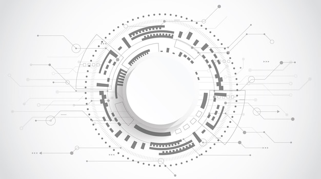 Fondo de diseño 3d abstracto con textura de placa de circuito de punto y línea de tecnología concepto de comunicación de ciencia futurista de ingeniería moderna ilustración vectorial