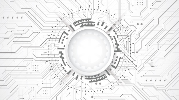 Fondo de diseño 3d abstracto con textura de placa de circuito de punto y línea de tecnología Ingeniería moderna Concepto de comunicación científica futurista Ilustración vectorial