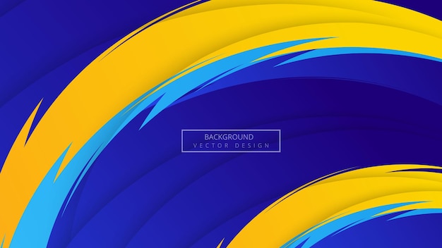 un fondo de diseño abstracto azul y amarillo