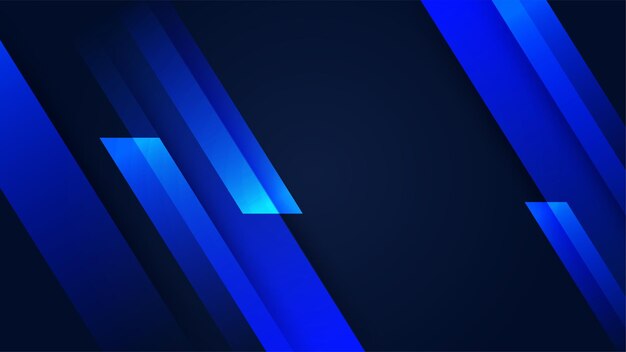 Fondo de diseño abstracto colorido azul geométrico de Memphis