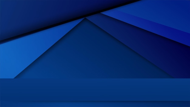 Fondo de diseño abstracto colorido azul geométrico moderno de Memphis
