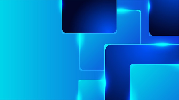 Fondo de diseño abstracto colorido azul de tecnología moderna