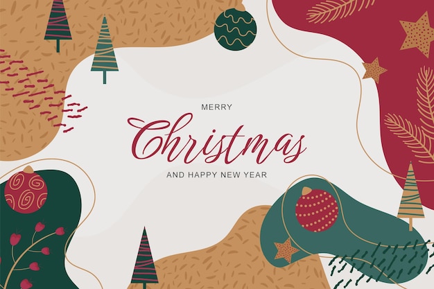Fondo de diseño abstracto para ilustración vectorial de Navidad
