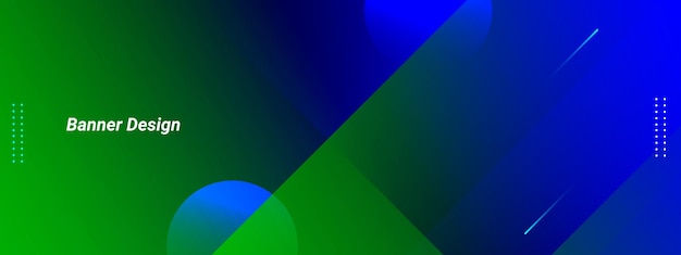 Fondo de diseño atractivo de patrón colorido geométrico verde abstracto
