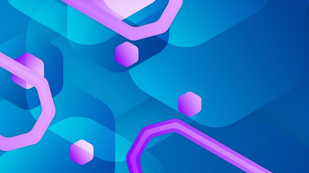 Fondo de diseño azul y rosa púrpura abstracto Vector diseño gráfico abstracto patrón de banner presentación plantilla web de fondo