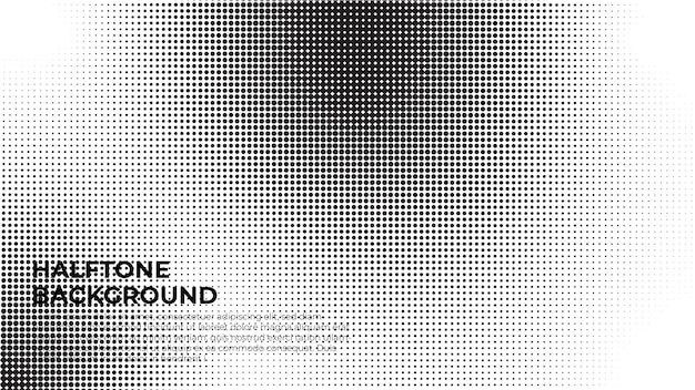 Fondo de diseño de banner de vector de semitono de grunge abstracto