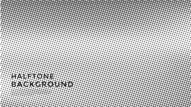 Fondo de diseño de banner de vector de semitono de grunge abstracto