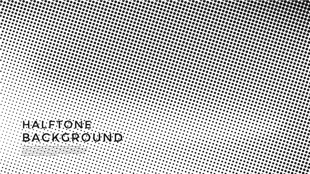 Fondo de diseño de banner de vector de semitono de grunge abstracto
