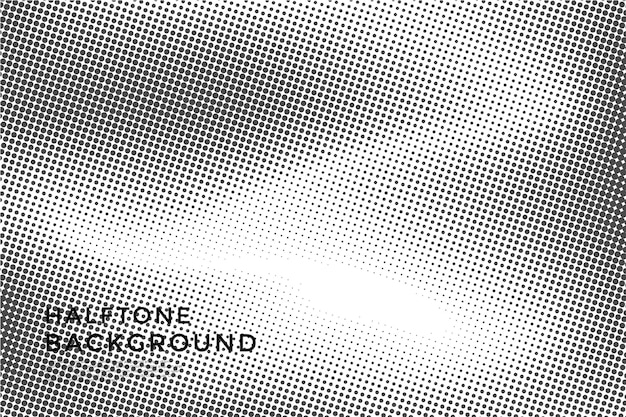 Fondo de diseño de banner de vector de semitono de grunge abstracto