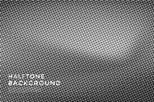 Fondo de diseño de banner de vector de semitono de grunge abstracto