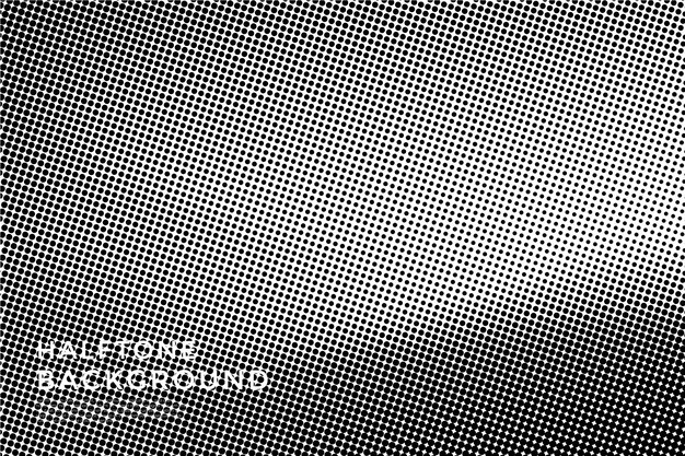 Fondo de diseño de banner de vector de semitono de grunge abstracto