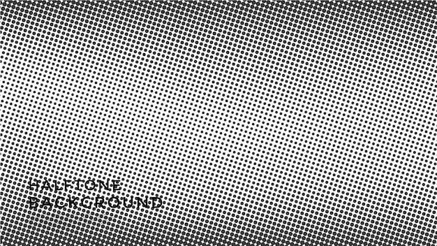 Fondo de diseño de banner de vector de semitono de grunge abstracto