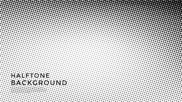 Fondo de diseño de banner de vector de semitono de grunge abstracto