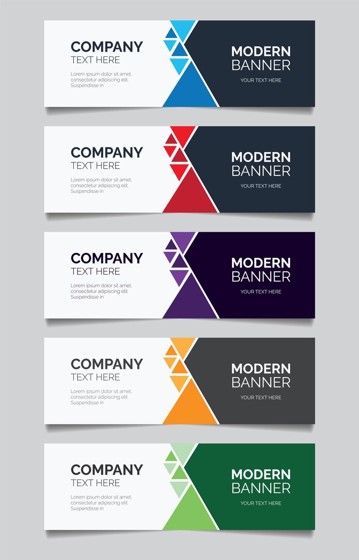 Fondo de diseño de banner web abstracto o plantillas de encabezado