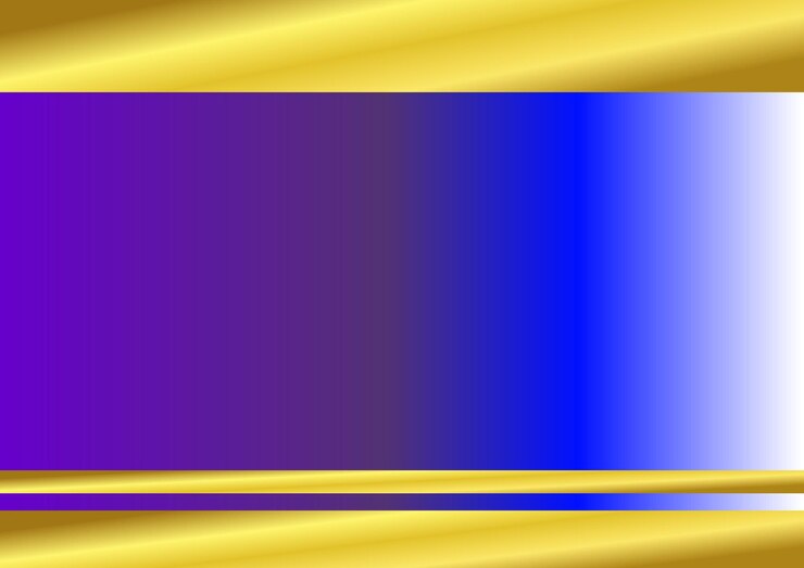 Vector un fondo con un diseño colorido con una bandera de rayas doradas