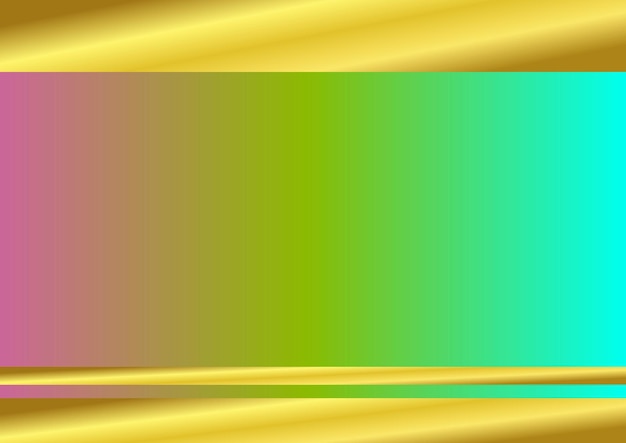 un fondo con un diseño colorido con una bandera de rayas doradas