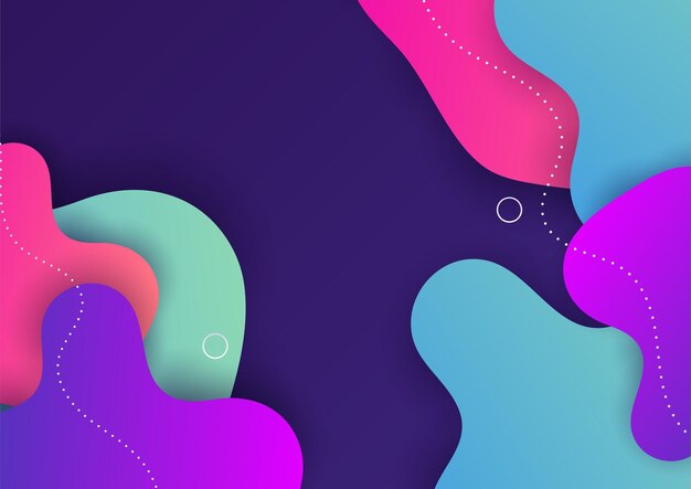 Fondo de diseño colorido de elemento geométrico moderno