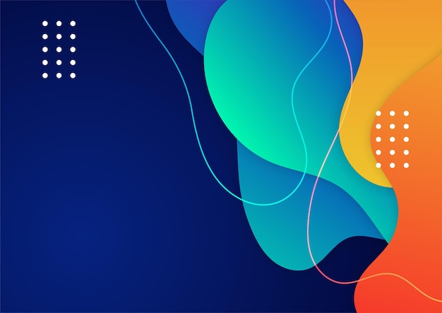 Fondo de diseño colorido de elemento geométrico moderno