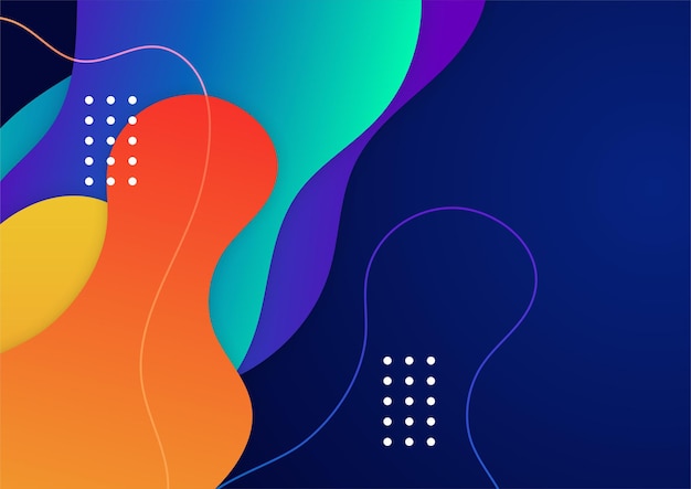 Fondo de diseño colorido de elemento geométrico moderno