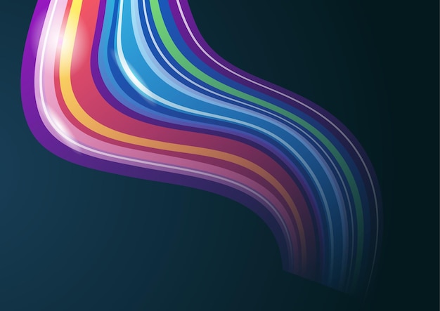 Fondo de diseño colorido de forma creativa abstracta