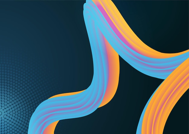Fondo de diseño colorido de forma creativa abstracta