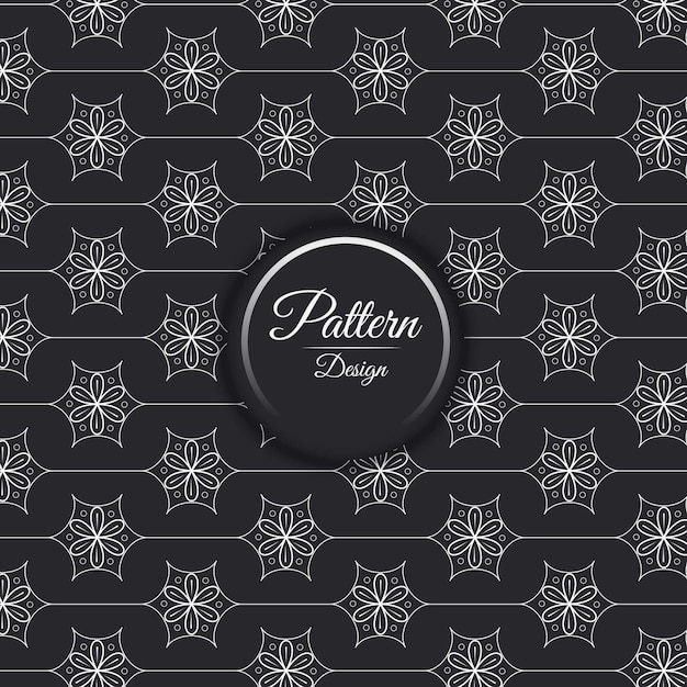 fondo de diseño de decoración de patrón floral