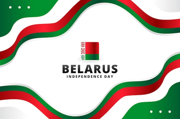 Fondo de diseño del día de la independencia de Bielorrusia para el momento internacional