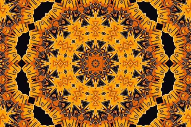 Fondo de diseño de doodle de patrones sin fisuras colorido geométrico abstracto