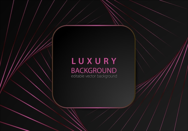 Fondo de diseño elegante de lujo. Diseño de fondo negro de primera calidad.