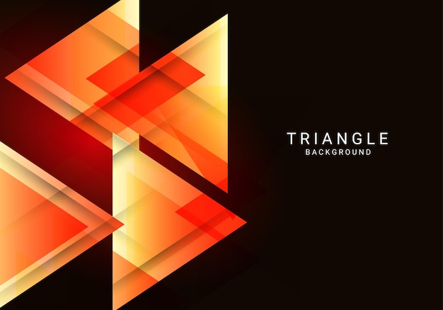 El fondo de diseño elegante con patrón triangular de color abstracto