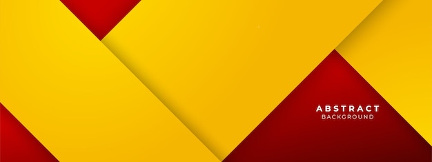 Fondo de diseño de elemento rojo y amarillo abstracto moderno