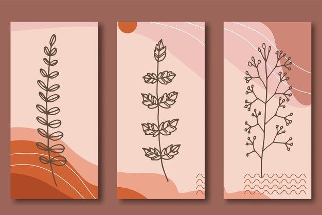 Fondo de diseño estético de papel tapiz floral