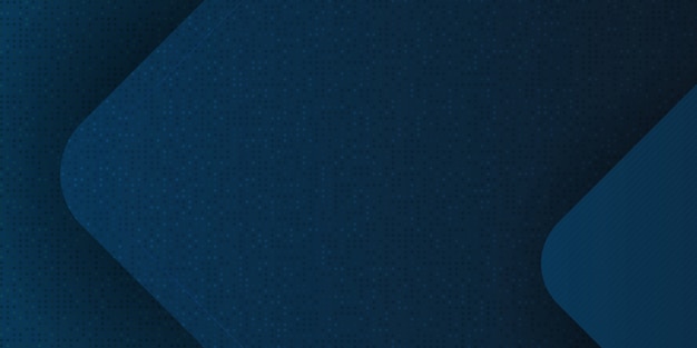 Fondo con diseño de estilo abstracto brillo geométrico en color azul