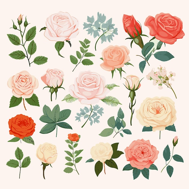 Fondo de diseño floral de vector libre