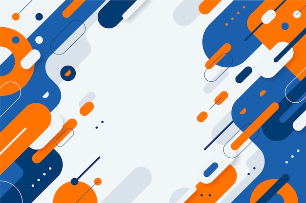 Fondo de diseño de formas abstractas coloridas